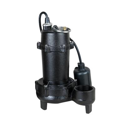 China Other Back Attached Float Switch 1/2 Hp Cast Iron Submersible Effluent Pumps for sale