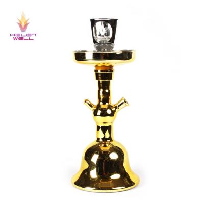 China Good quality and unique design small russian style glass hookah with lead glass water pipe hookah shisha for sale