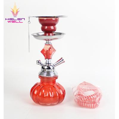 China Good Quality and Unique Design Hookah Supplies Shisha-Hookah Small Red Acrylic Hookah Custom for sale