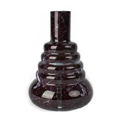 China 2021 Middle East Best Hookah Glass Vase For Sale / Stanied Hookah Shisha Glass Bottle for sale