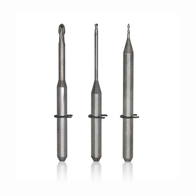 China Brocas de cerâmica de vidro zircônia dental VHF brocas de fresagem diamante DLC ferramentas de revestimento à venda