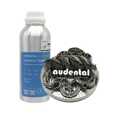 Chine Audental 5 kg par flacon Dental Teeth Matériel imprimante 3D CoCr poudre métallique dentaire cobalt chrome à vendre