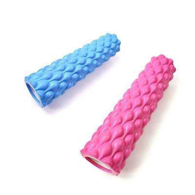 China Fitness Equipment Application 45cm Waterdrop Shape Fitness Therapy Pilates Exercise Foam Roller Back Muscle Massager Yoga Column Roller New for sale