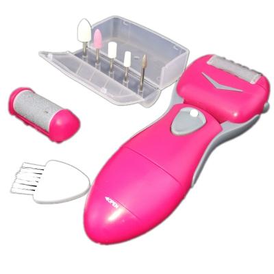 China Convenience Pedicure Foot File 6 in 1 Electric Foot Callus Exfoliate Remover Pedicure Foot File Callus Remover for sale