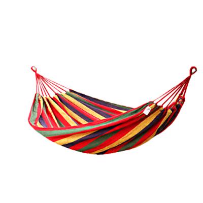 China Factory Wholesale Durable Travel Hanging Camping Swing Bed Single And Double Person Canvas Hammock for sale