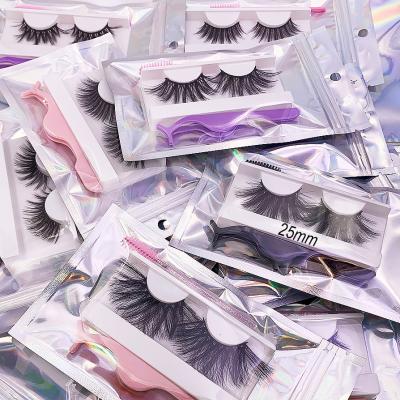 China COEOVO Eyelash Tool Kit False Eyelashes Soft Natural 25mm 3d Mink Eyelash 25mm Eyelash Vendors for sale