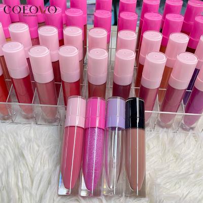 China COEOVO 5ml Lip Gloss Lip Gloss Lip Gloss Waterproof Custom Unlabeled Matte Lip Gloss Seller for sale