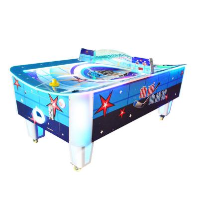 China Metal+acrylic+plastic+wood automatic hockey table air machine hockey game money lottery game push ball game winning machine for sale