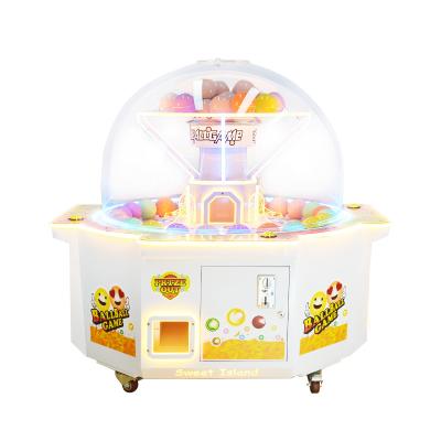 China Latest Silver Claw Machine Children's Park Coin Operation Game 4 People Twist Egg Machine Xjd-19 for sale