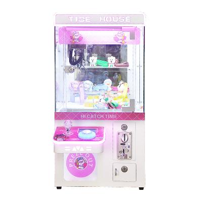 China Hardware+Glass+Acrylic Manufacturers Direct Selling Mini Claw Vending Machine Toys Mini Claw Desktop Machine Cheap Automatic Crane Arcade for sale