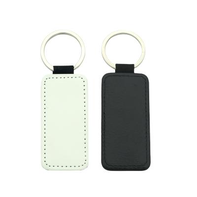 China Heat Transfer Printing High Quality Customized Sublimation Blanks Rectangle Key Chain for sale