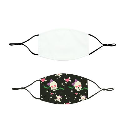 China 2020 washable and reusable mask for sublimation, dye sublimation mask, blank sublimation mask for sale