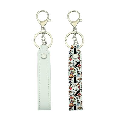 China Sublimation Masks Custom Blank Sublimation Pattern Blank Wristband Strap Key Chain for sale