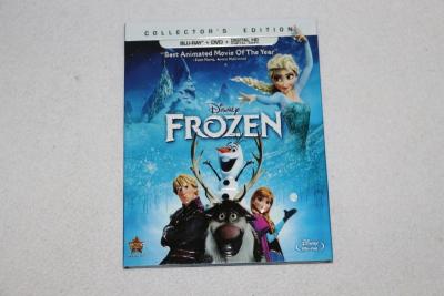 China 2016 Blue ray Frozen 2discs cartoon dvd Movies disney movie for children DHL free shipp for sale