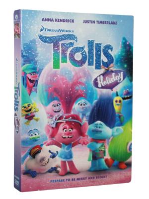 China 2018 newEST Trolls Holiday cartoon dvd movie disney Trolls Holiday children dvd box set Tv show with slipcover for sale