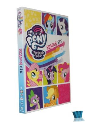 China 2018 newest My Little Pony Friendship Is Magic Season 6 cartoon DVD movies Children dvd tv series kids movies hot sell for sale