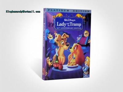 China 2018 Hot sell Lady and the Tramp disney dvd movies cartoon dvd movies kids movies with slip cover case drop shipping for sale