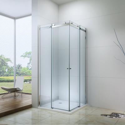 China Poland Modern Luxury Bath Square Maid Price EX-803 Sliding Shower Enclosure for sale