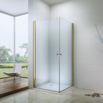 China 2021 Modern Open Square Pivot Shower Enclosures 900x900x1950mm for sale