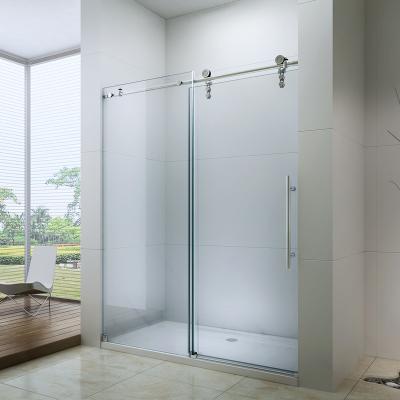 China Modern EX-823 Luxurious USA Market Nano Glass Sliding Shower Door for sale