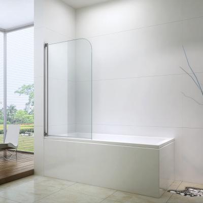 China EX-232 Modern Hinged Shower Tub Door Glass Shower Screen for sale