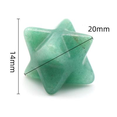 China Natural Hexagram Stone Merkaba Star Satellite Gemstone China Crystal Agate Stone Merkaba Large for sale