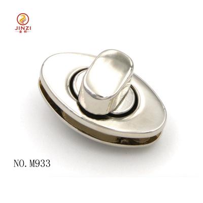 China High quality with factory price JINZI metal high end bag decorative accessories turn twist lock for sale