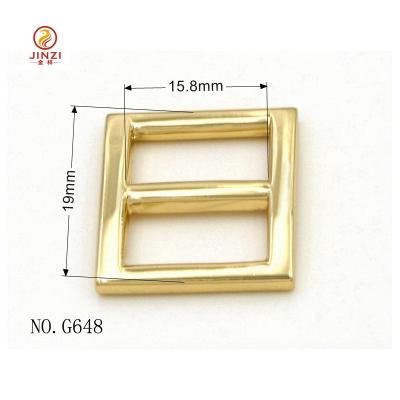 China Factory Wholesale Price Quality Guaranteed 16mm Alloy Tri Glide Buckles Metal Slide Buckles For Bags for sale