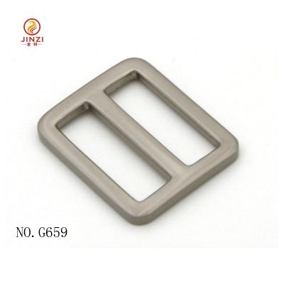 China Factory Wholesale Price Quality Guaranteed 25mm Rounded Adjustable Tri Glide Buckles Metal Slide Belt Buckle For Bags for sale