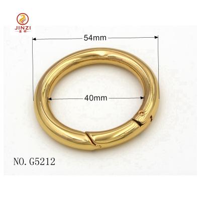 China Factory direct price quality guaranteed metal wholesale different spring size O-ring snap clasp for sale