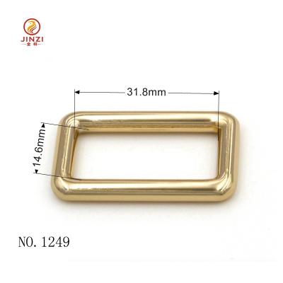 China High quality with factory wholesale price standard design metal rectangle ring strap buckle for bags for sale