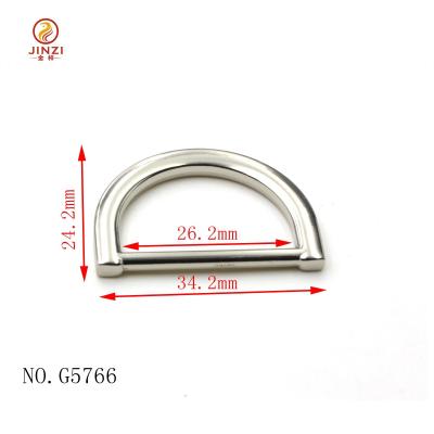 China Quality Guaranteed Factory Wholesale Price Custom Metal Bags Accessories D-Ring Buckle for sale