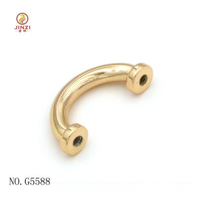 China High quality with decorative new design factory price arch bridge bag handle hardware for handbag accessories for sale