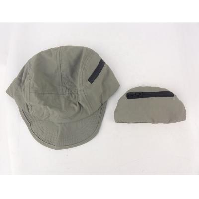 China JOINT RPET Recycled Fashion Nylon Packable Foldable Quick Dry Hat Cap Lightweight Nylon for sale