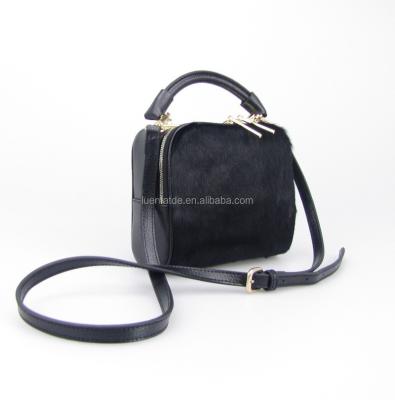 China Fashion Pony Hair and Ladies Handbag Genuine Leather Shoulder Bag for sale