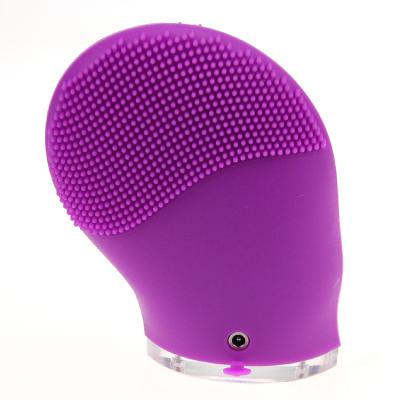 China Waterproof Facial Massage Brush Silicone Face Washing Machine Ultrasonic Vibration DEEP CLEANING Facial Cleansing Brush for sale