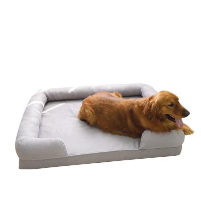 China Wholesale Washable Waterproof Memory Foam Cover Removable Dog Bed Orthopedic for sale