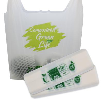 China BIODEGRADABLE Eco Friendly Hot Selling Biodegradable Cornstarch Plastic Bags Compostable Packaging Bag for sale