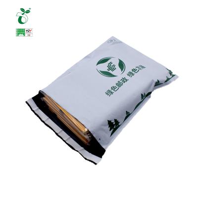 China 100% Recycled Biodegradable Custom PLA Self Sealing Compostable Messenger Bag for sale