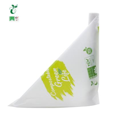 China BIODEGRADABLE Degradable Flat Bags are constructed as 30 gallon bags that are non-plastic for 100% biodegradable food plastic bags for sale