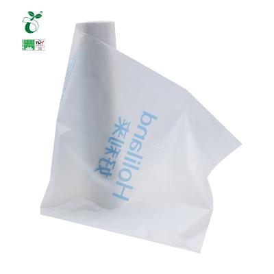 China Biodegradable Custom Made Biodegradable PLA Compostable Self Seal Plastic Food Packaging Compostable Plastic Bags for sale