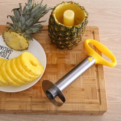 China Amazon Success Fruit Hollow Punch Eye Remover Tool Pineapple Peeler Hollow Puncher Slicer Cutter Stocked with Rubber Grips for sale