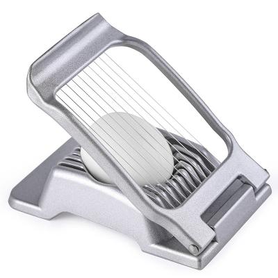 China Multifunctional Egg Slicer Kitchen Accessories Premium Stainless Steel Chamber Stainless Steel Egg Cutter For Boiled Eggs for sale