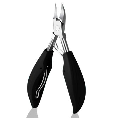 China New Design Durable Stainless Steel Manicure Nail Clipper With Plastic Handle for sale