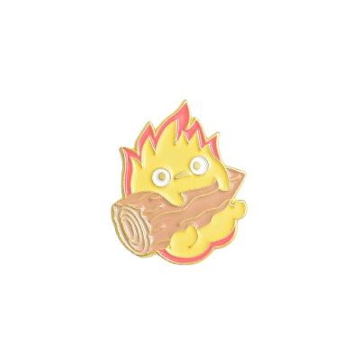 China Rose Gold Plated Glitter Anime Cartoon Enamel Pin Soft Lapel Pin Custom Hard Enamel Pin England Metal Badge Makers for sale