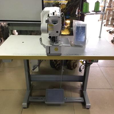 China Factory High Speed ​​Computer Controlled Lockstitch Straight Button Hole Sewing Machine for sale