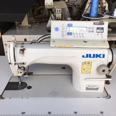 China Retail Original Used Lockstitch JUKI8700-7 Single Needle Automated Industrial Sewing Machine for sale