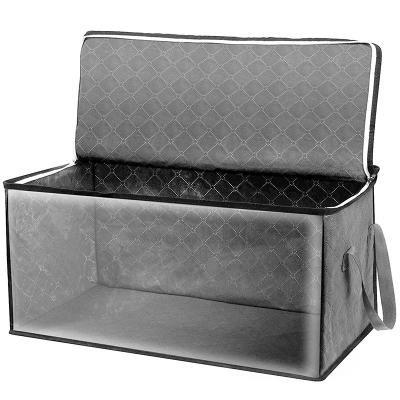 China Reusable Underbed Clothes Storage Foldable Shoe Laundry Bag Reusable Organizer Storage Bags for sale