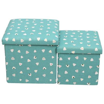 China High Quality Collapsible Nonwoven Fabric Cube Storage Bins Cloth Cube Foldable Storage Bin With Handle for sale