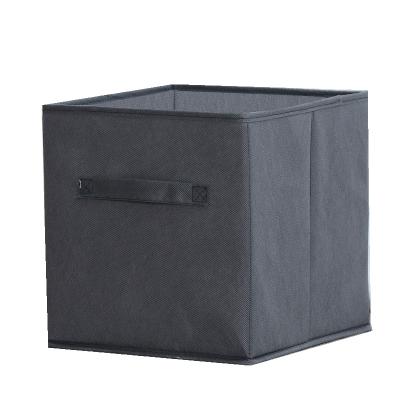 China High Quality Viable Folding Storage Boxes Non Woven Fabric Cube Bins Organizer Storage Boxes For Clothes for sale